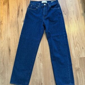 Denim Forum Deep Blue Women’s Straight Jeans